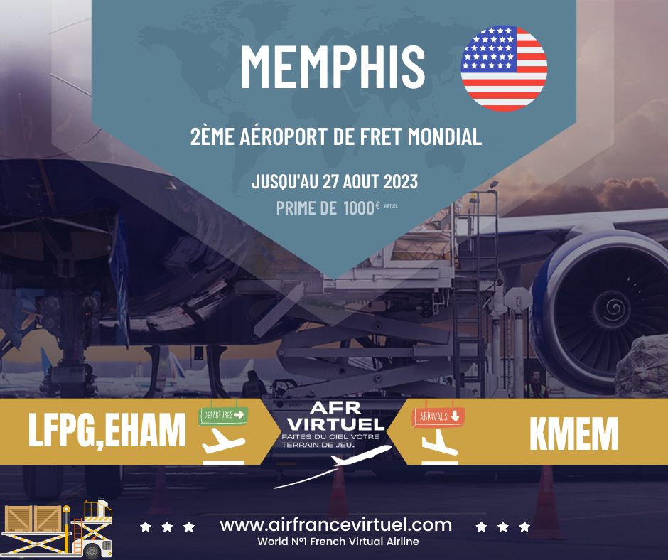 [LC,Cargo,AFRV] Memphis : 2ème aéroport de fret mondial